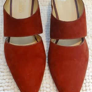 Vintage Brown cutout slides